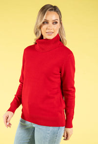 Fine Knit Roll Neck Jumper
