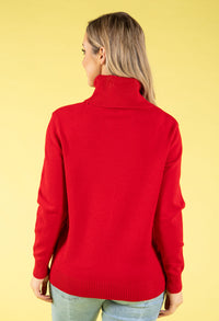 Fine Knit Roll Neck Jumper