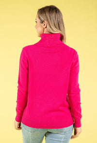 Fine Knit Roll Neck Jumper