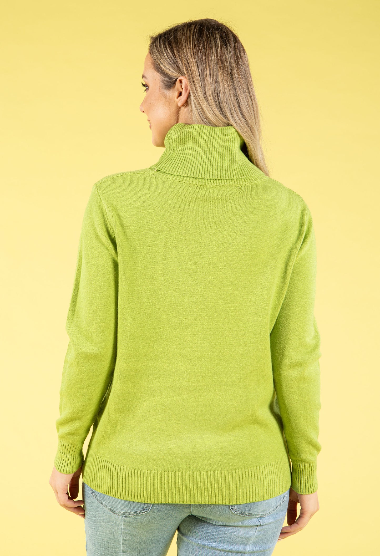 Fine Knit Roll Neck Jumper
