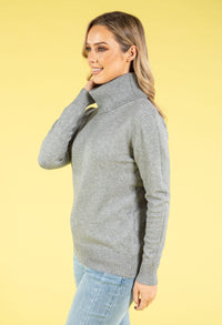 Fine Knit Roll Neck Jumper