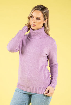 Fine Knit Roll Neck Jumper
