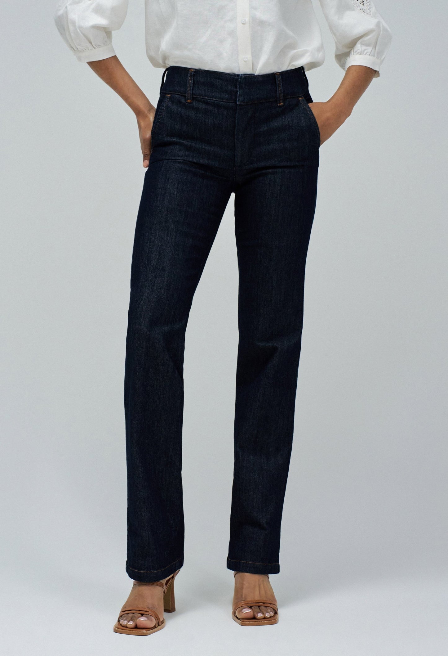 Secret Chino Push In Straight Jeans