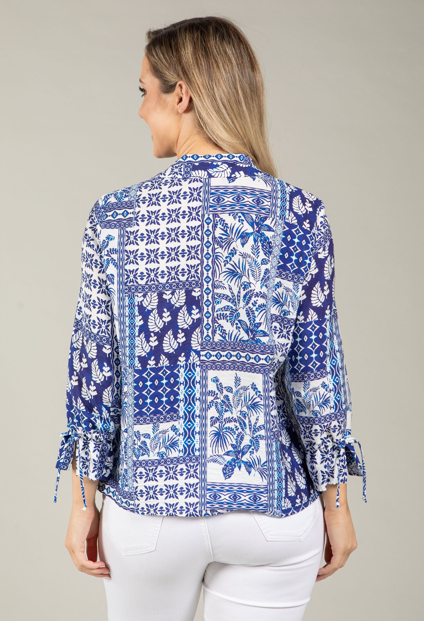 Selva Mosaic Print Blouse