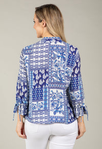 Selva Mosaic Print Blouse