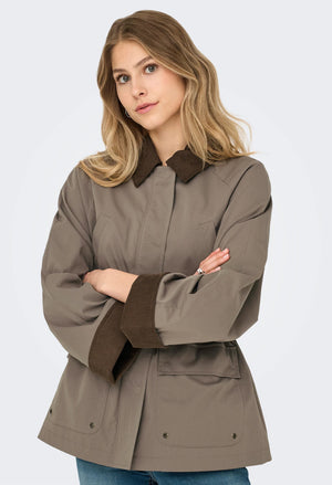 ONLEJA Corduroy Trim Jacket