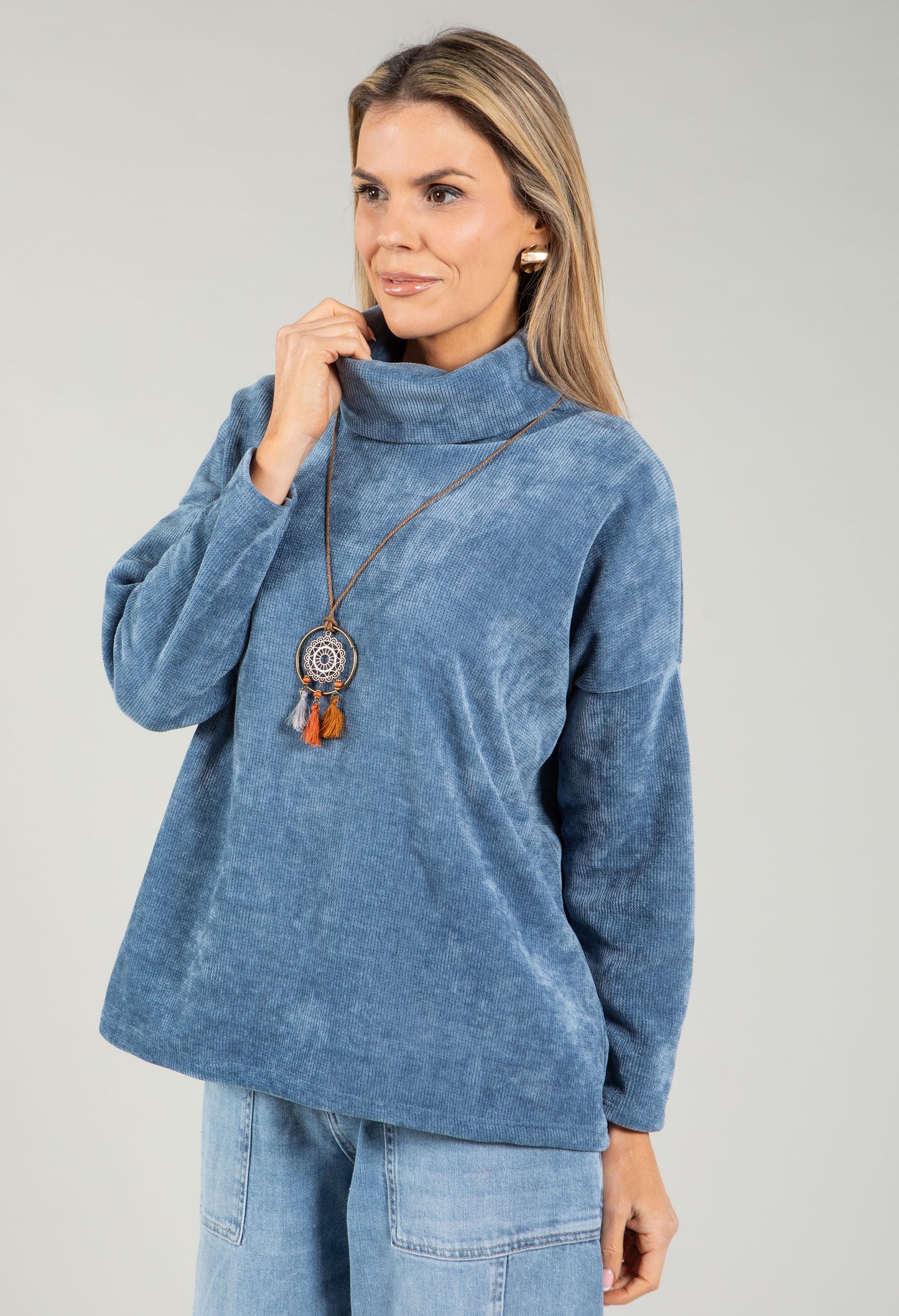 Soft Touch Roll Neck Jumper