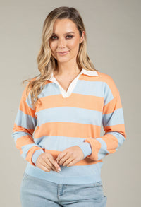 Rugby Stripe Knit Top
