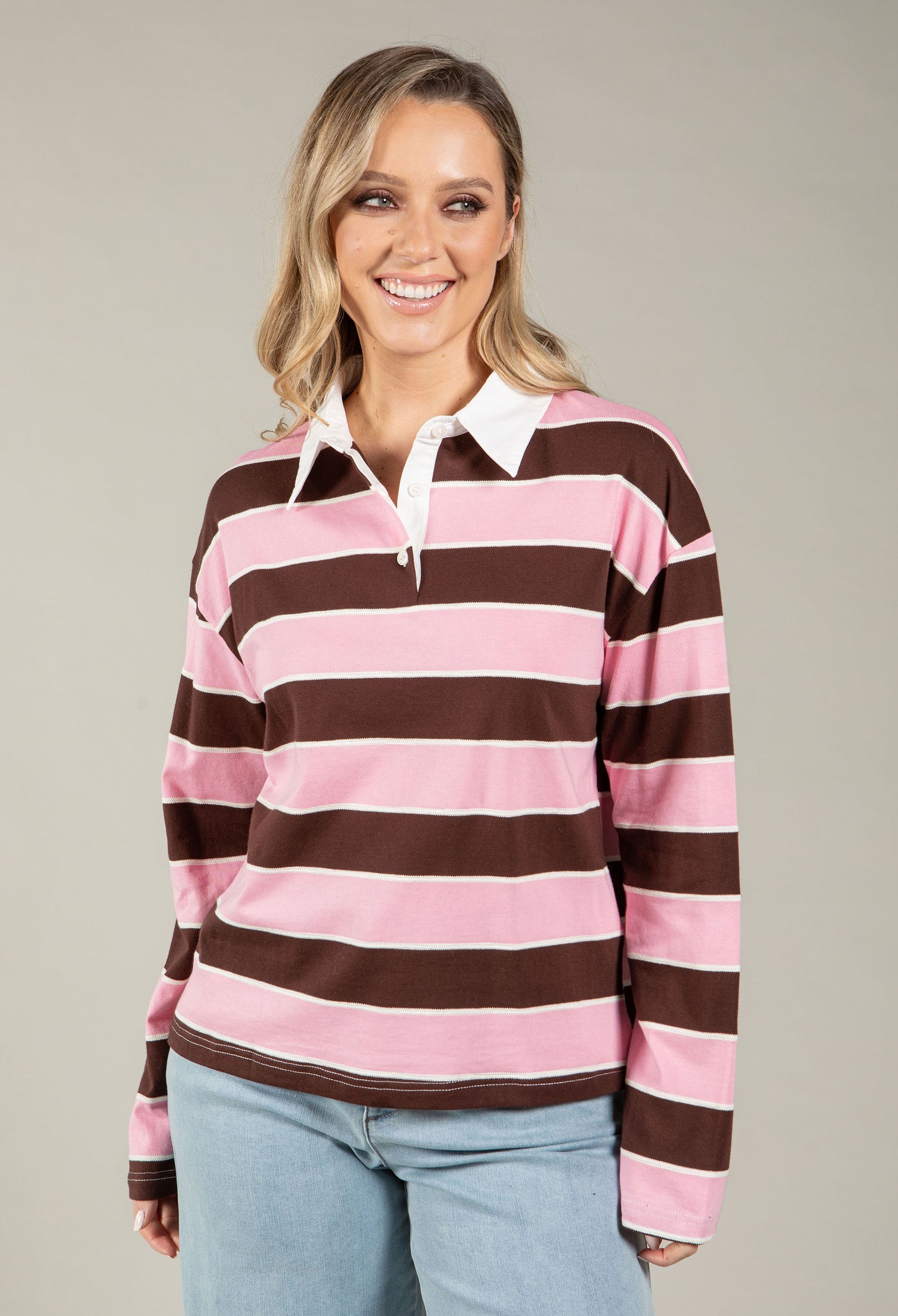 Rugby Stripe Top