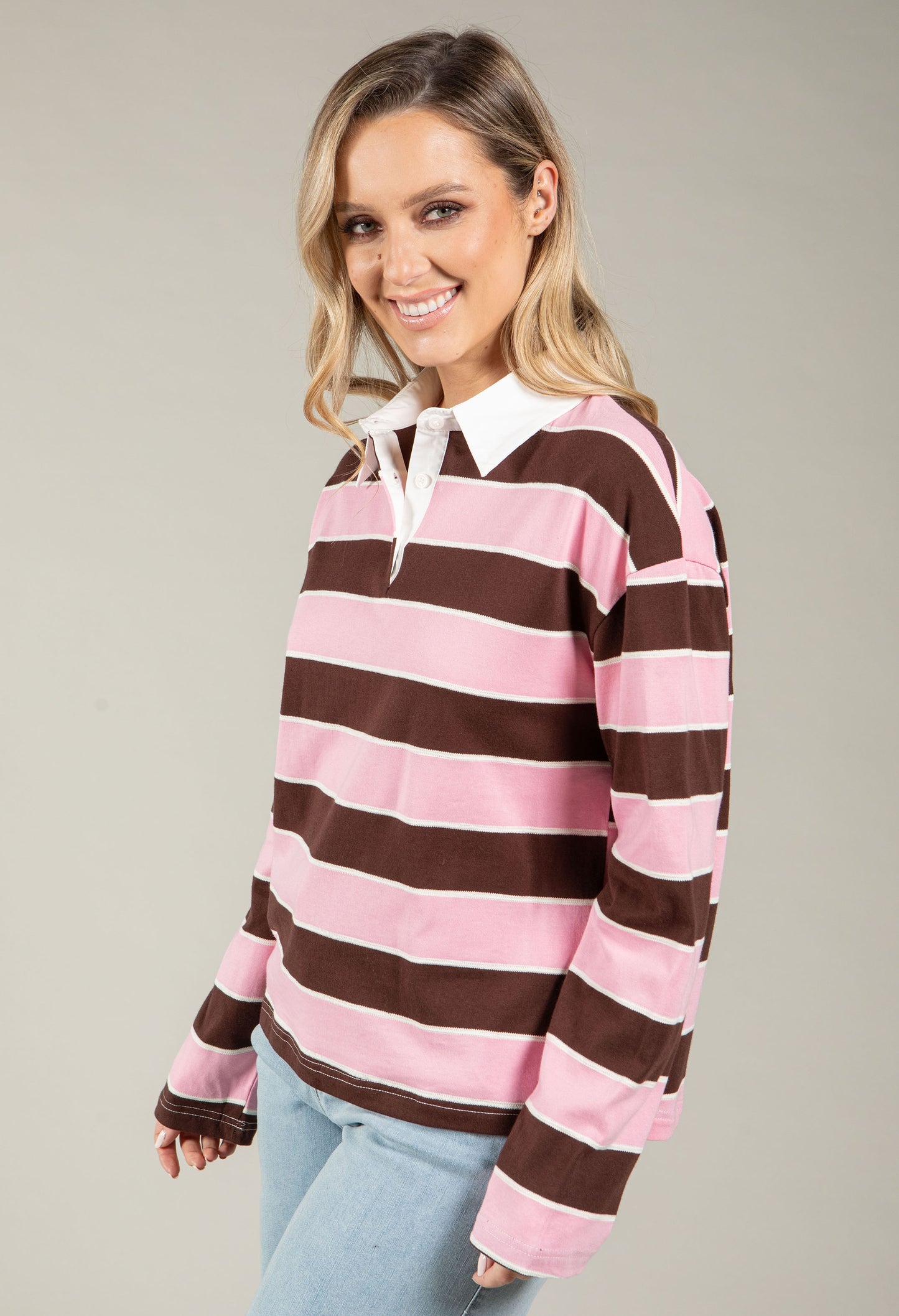 Rugby Stripe Top