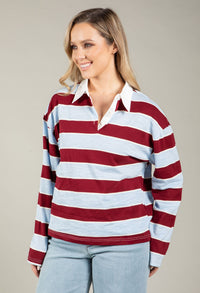 Rugby Stripe Top