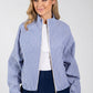 Raye Striped Zip-Up Jacket