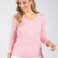 Sol V-Neck Fine Knit Top