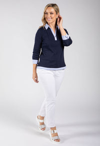 Caroline 2 in 1 Shirt Top