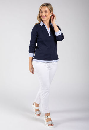 Caroline 2 in 1 Shirt Top