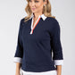 Caroline 2 in 1 Contrast Shirt Top