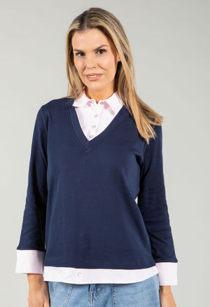 2 in 1 Shirt Top