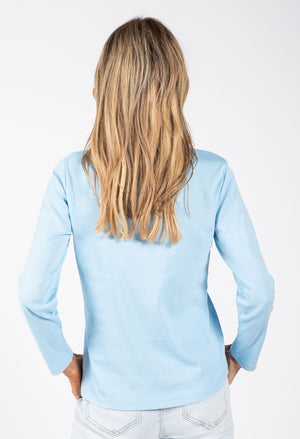 3/4 Sleeve Polo Top