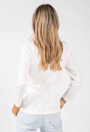 3/4 Sleeve Polo Top