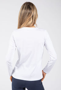 Suzy Long Sleeve Cotton Top
