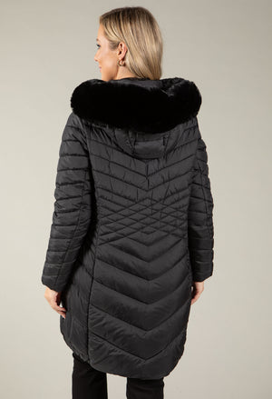 Hooded Quilted Coat