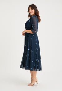 Helena Curve+ Midi Dress