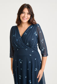 Helena Curve+ Midi Dress