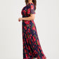 Isabelle Curve+ Angel Sleeve Maxi Dress