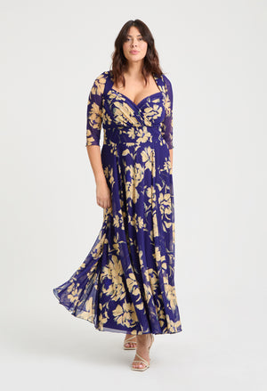 Elisabeth Bolero Wrap Curve+ Maxi Dress