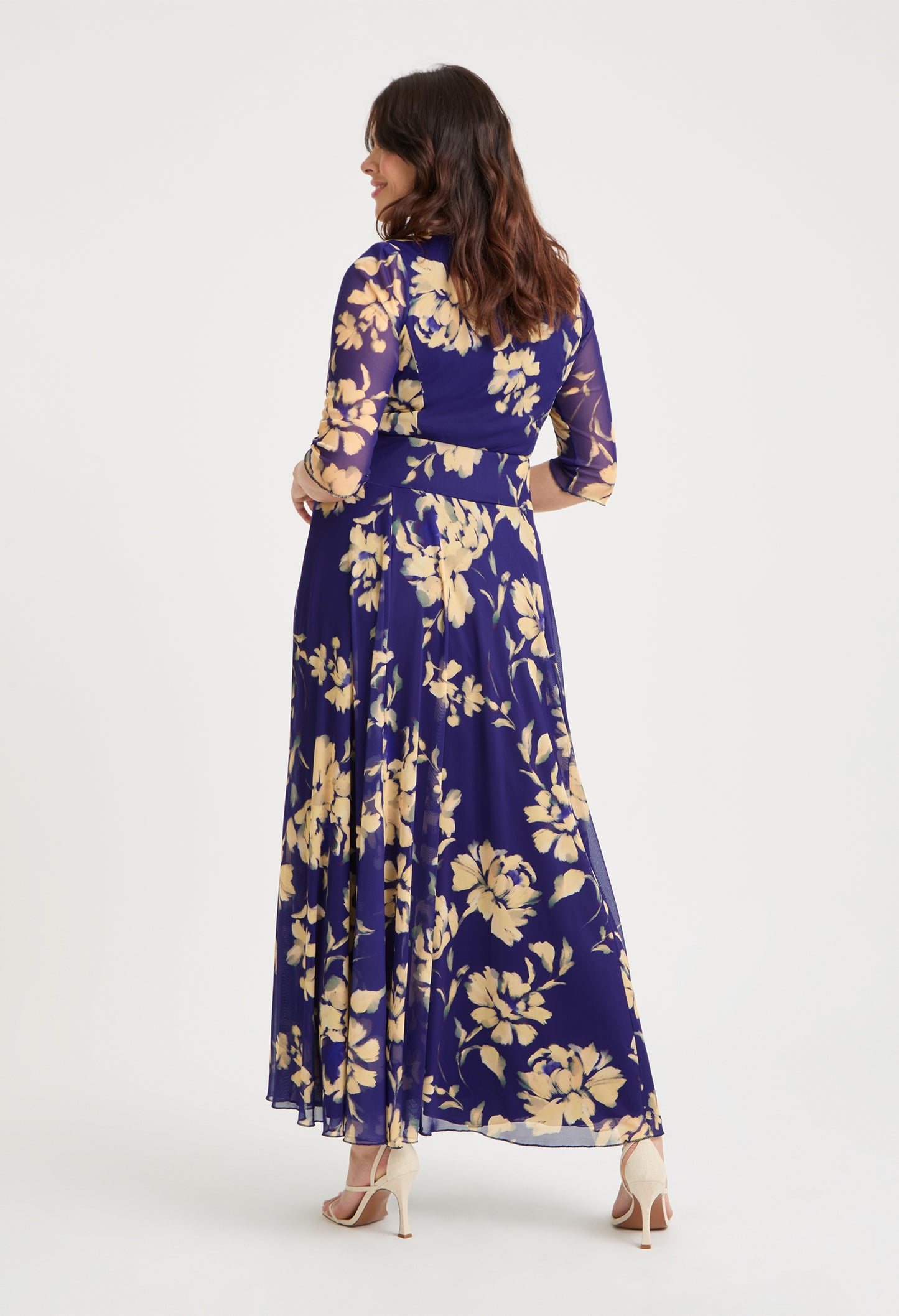 Elisabeth Bolero Wrap Curve+ Maxi Dress