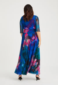 Elisabeth Bolero Wrap Curve+ Maxi Dress