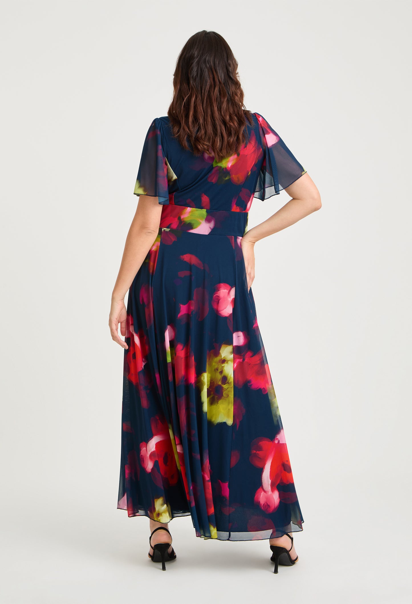 Kemi Bolero Wrap Bodice Maxi Curve+ Dress