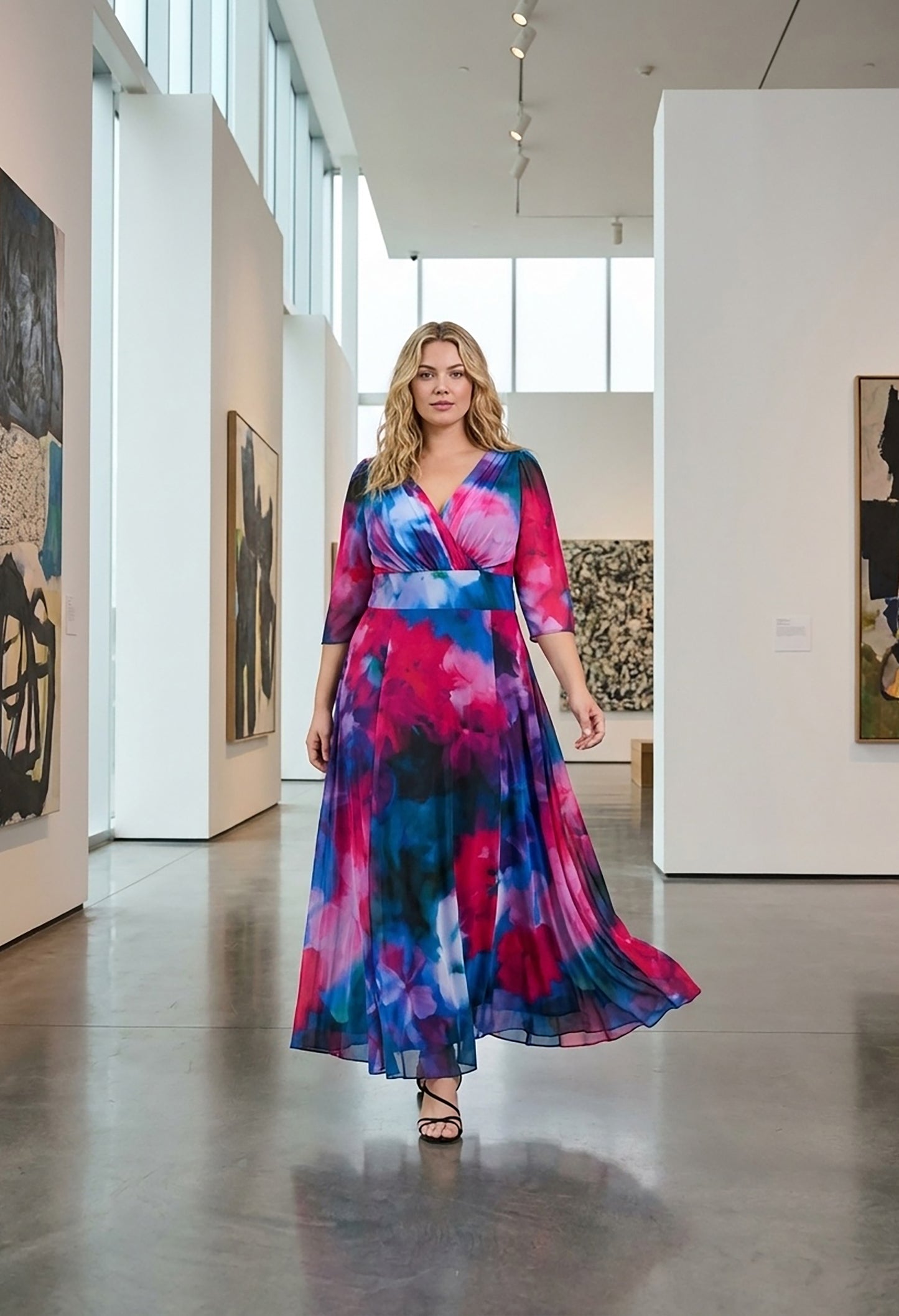 Verity Curve+ Maxi Dress