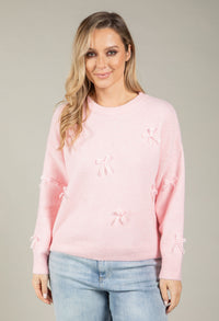 Ribbon Detail Knit Jumper