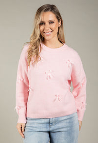 Ribbon Detail Knit Jumper