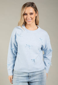 Ribbon Detail Knit Jumper