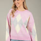 Soft Touch Argyle Knit Jumper