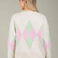 Soft Touch Argyle Knit Jumper