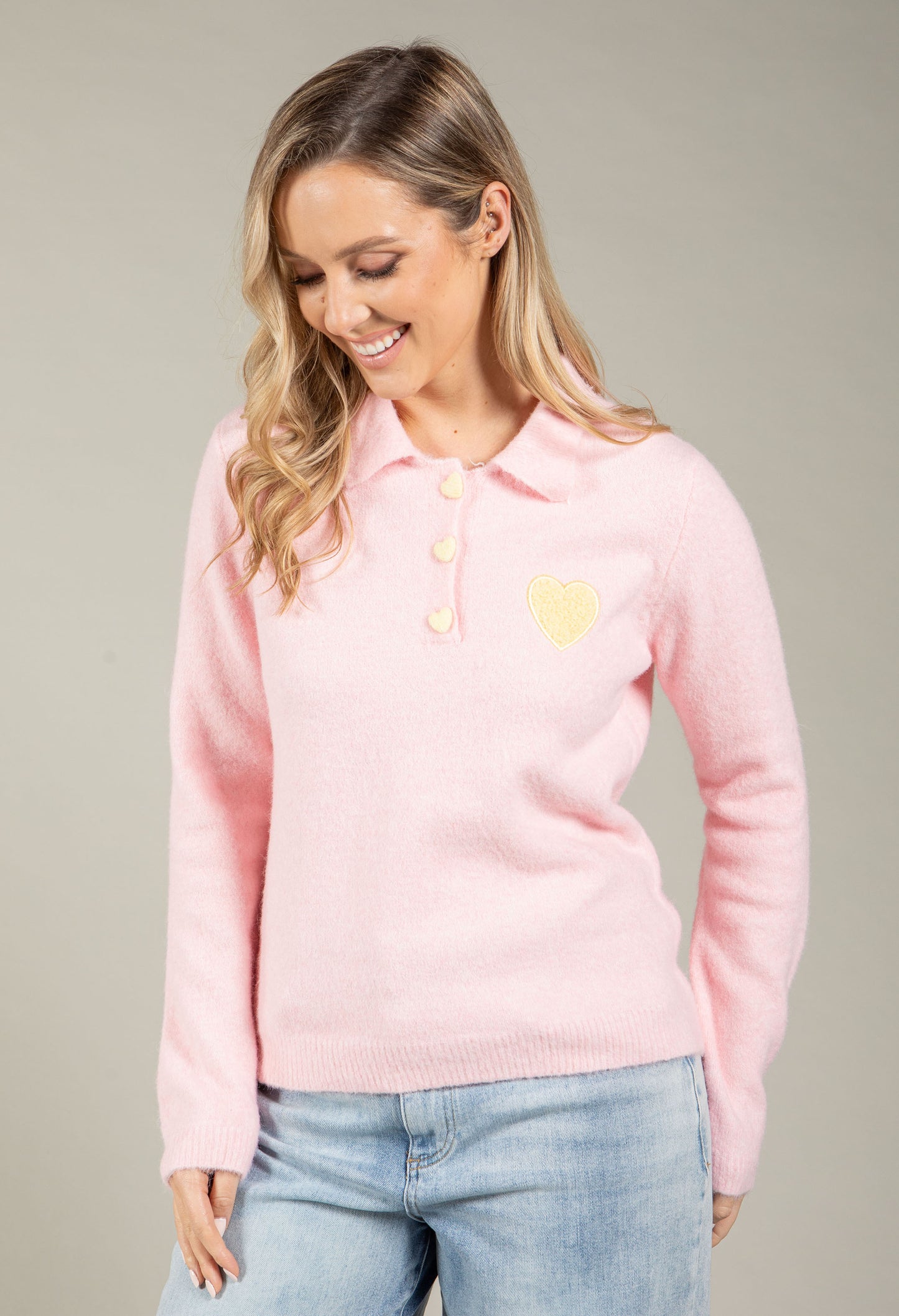 Love Heart Knit Jumper