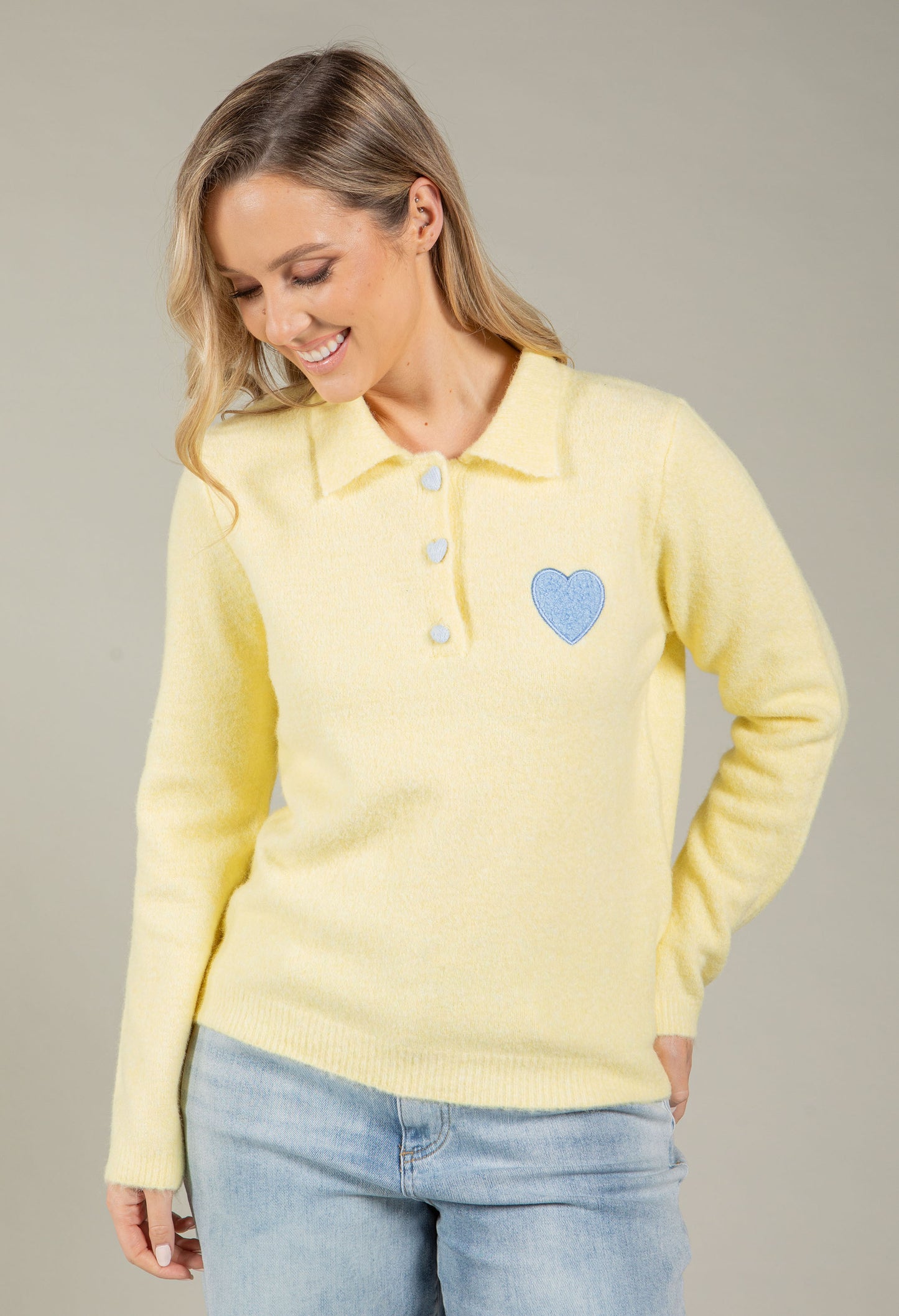 Love Heart Knit Jumper