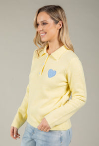 Love Heart Knit Jumper