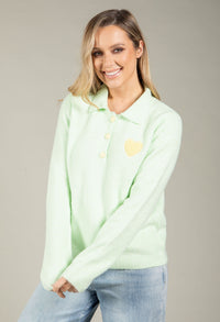 Love Heart Knit Jumper