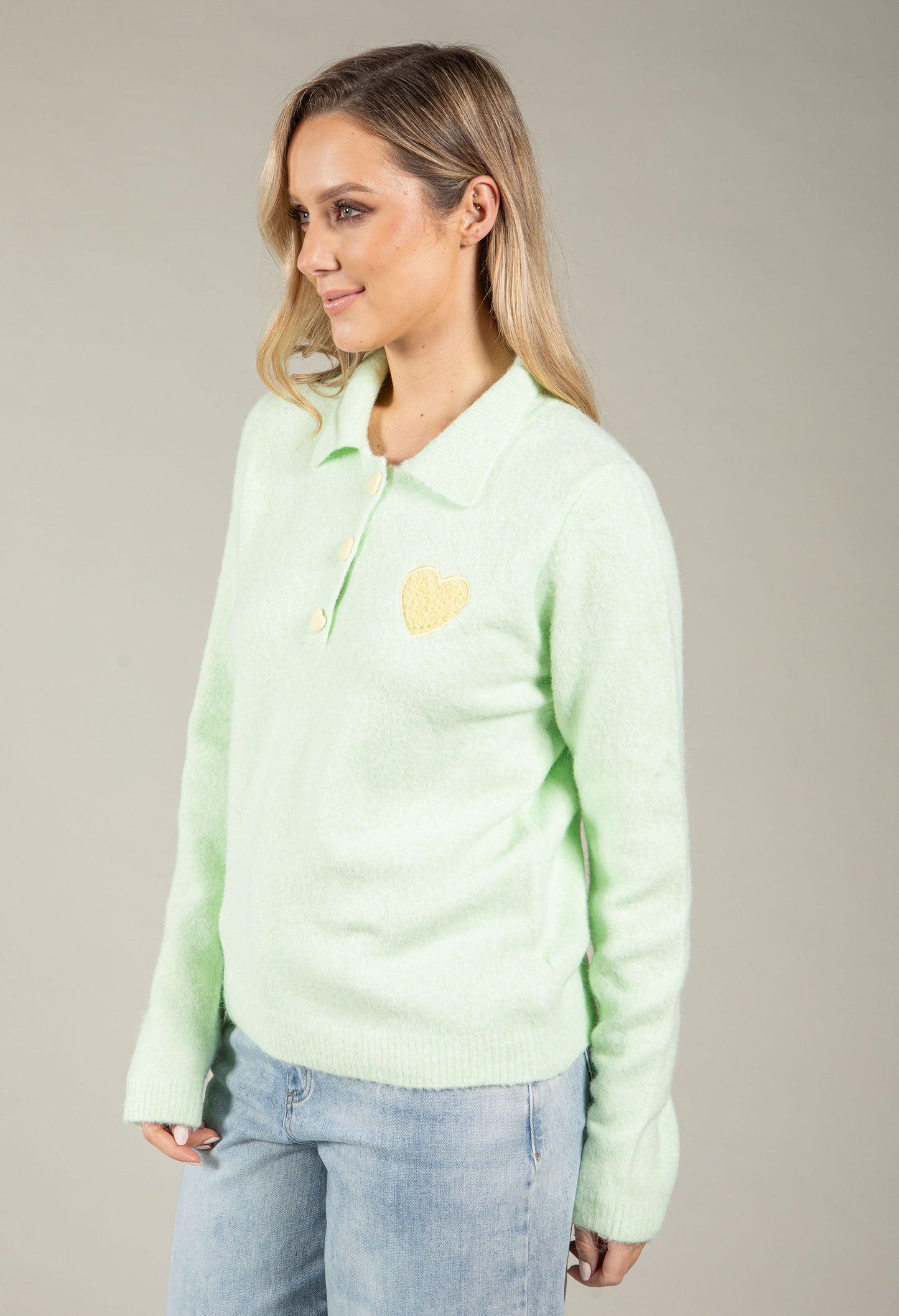 Love Heart Knit Jumper
