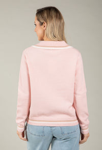 Stripe Contrast Knit Jumper