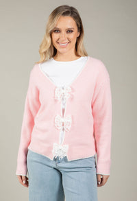 Bow Detail Knit Jumper