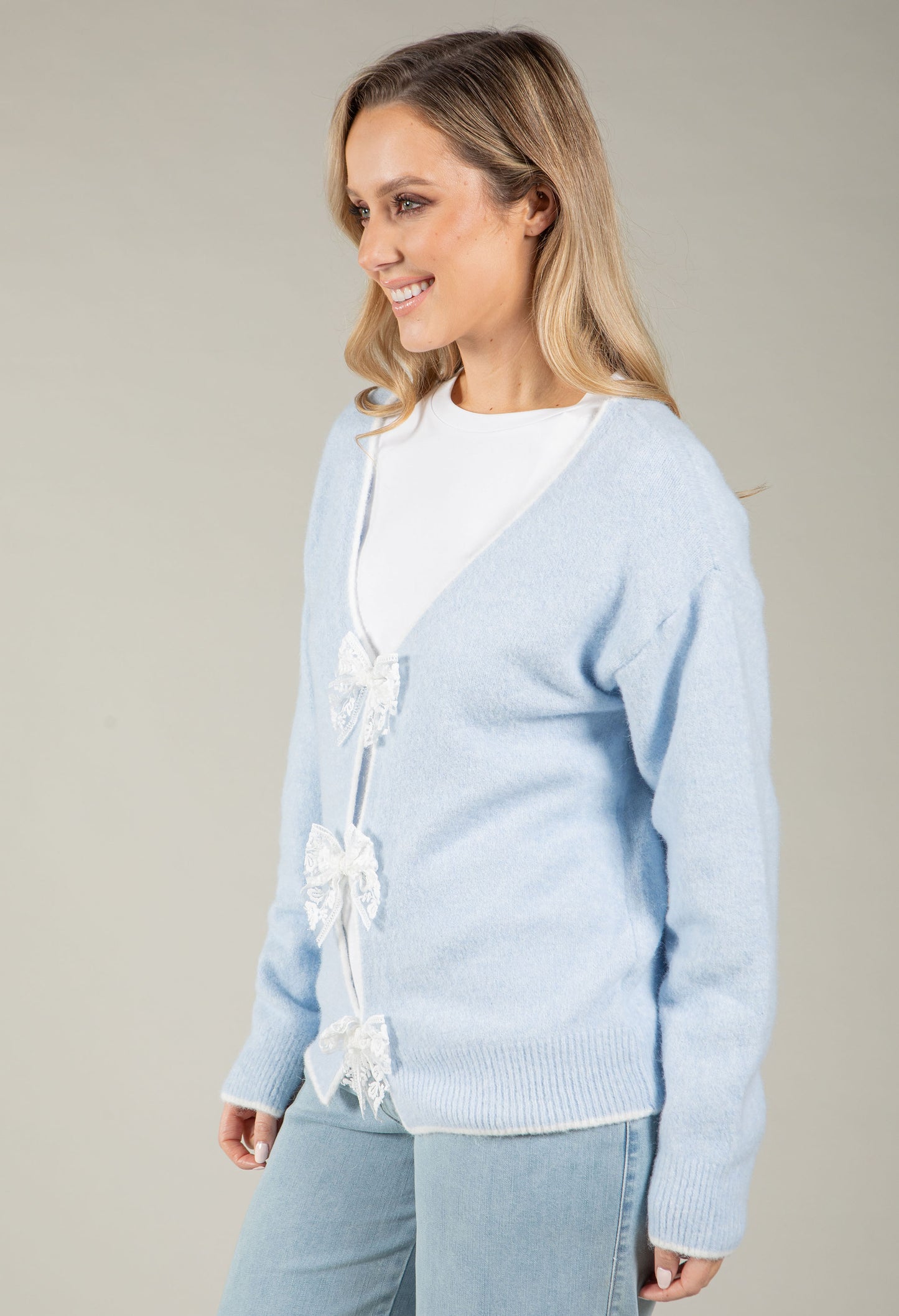 Bow Detail Knit Jumper