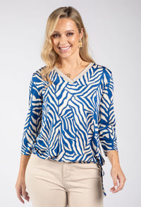 Plage Zebra Print Top