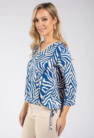 Plage Zebra Print Top