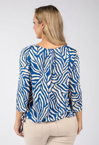 Plage Zebra Print Top