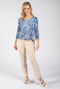 Plage Zebra Print Top